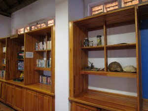 Shelves at the Gold Fields Resource Centre